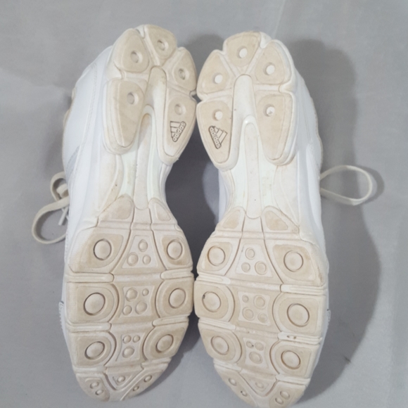 Adidas Triple White YYJ 606004 Womens Sneakers 8.5 - Picture 7 of 9